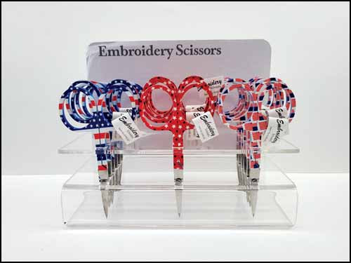 Patriotic Embroidery Scissors