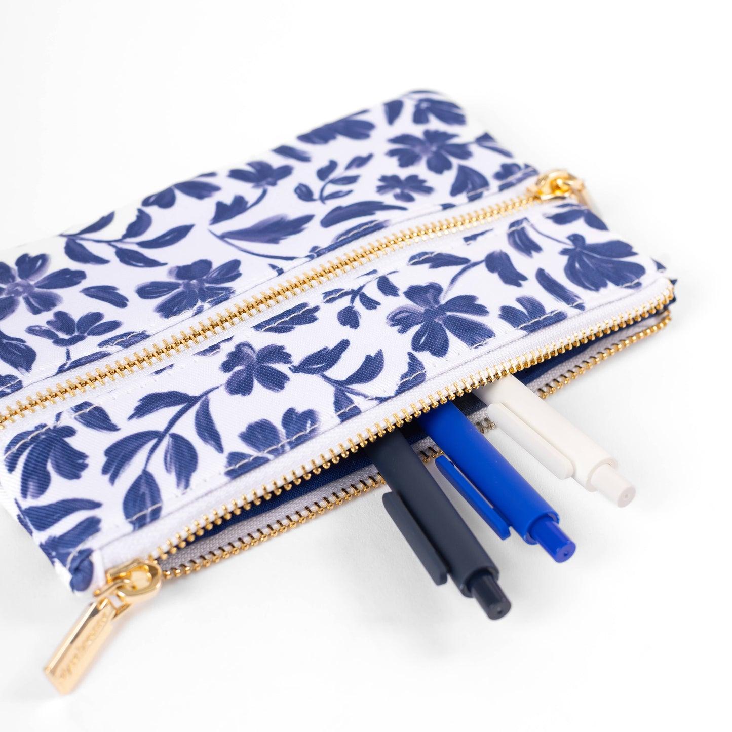 Porcelain Floral Pouch
