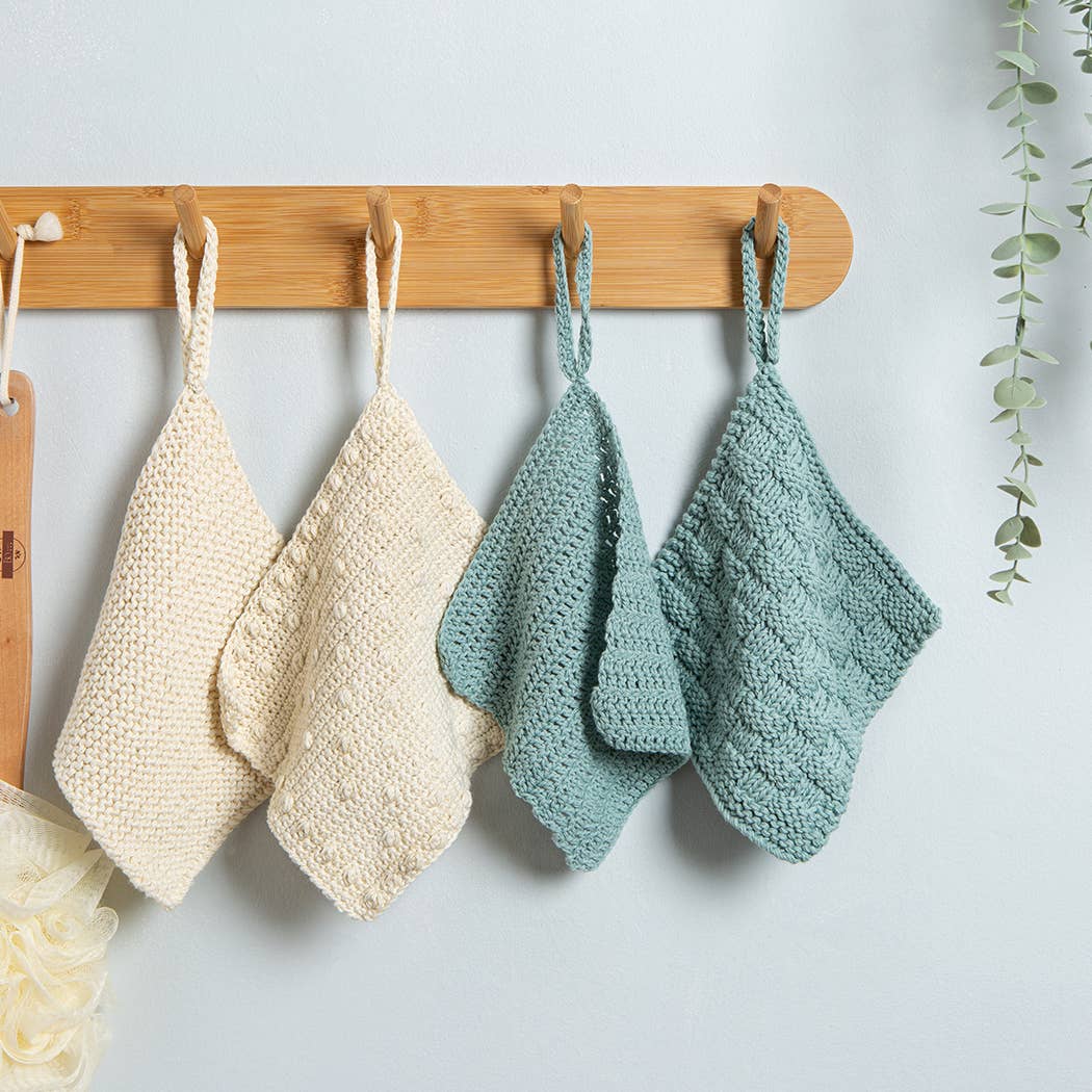 Face Cloth and Scrub Pad Beginner Crochet Kit