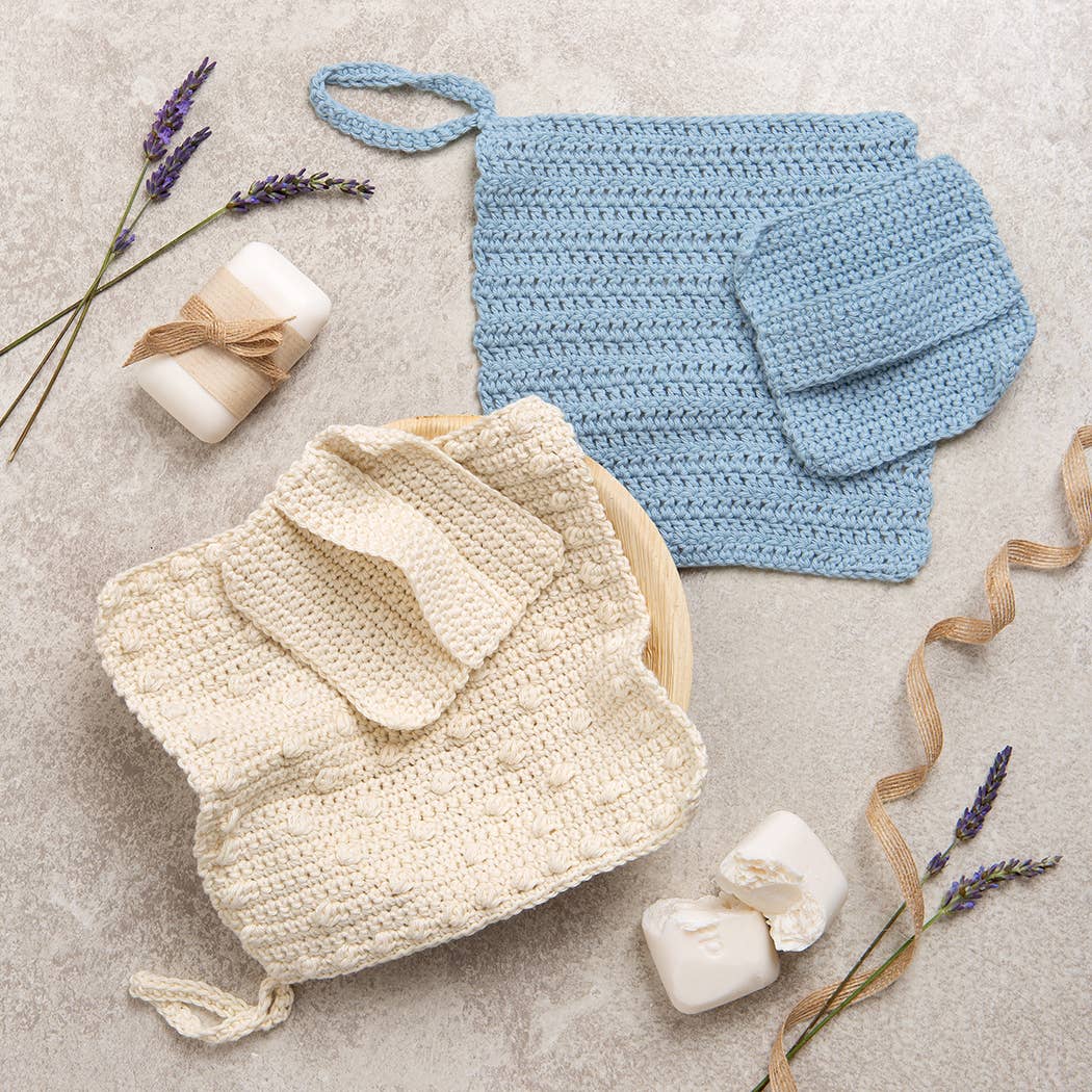 Face Cloth and Scrub Pad Beginner Crochet Kit