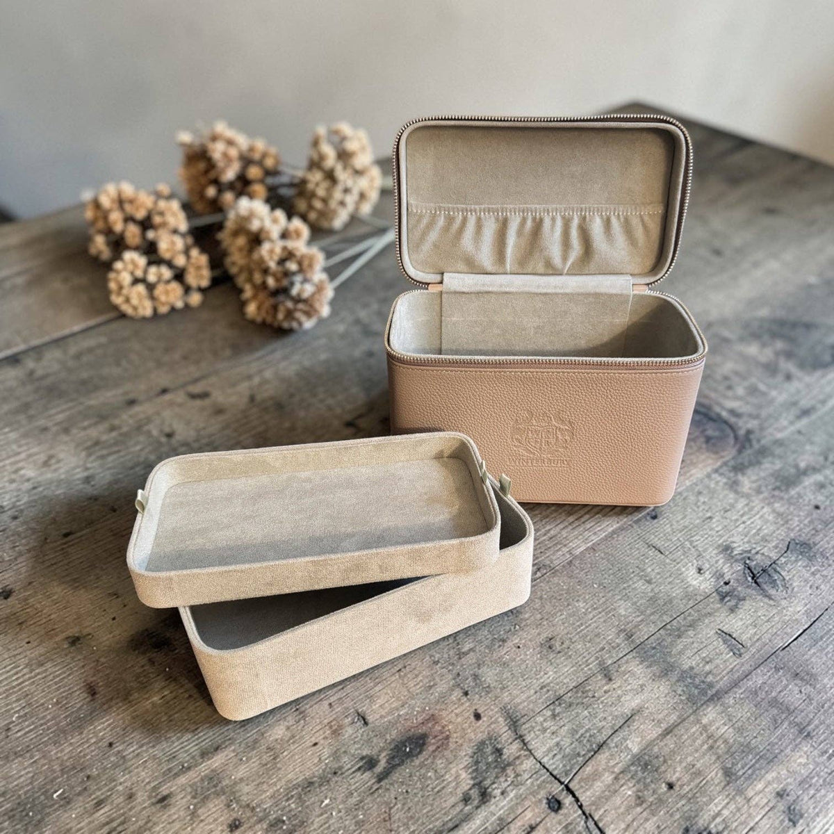 WinterBury Double Tray Needlework Sewing Case