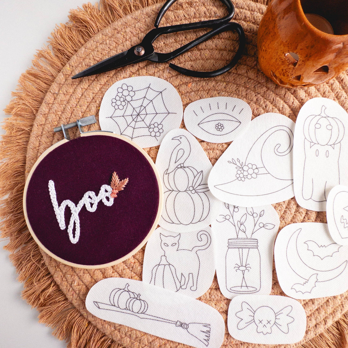 Stick & Stitch Halloween Embroidery Patterns