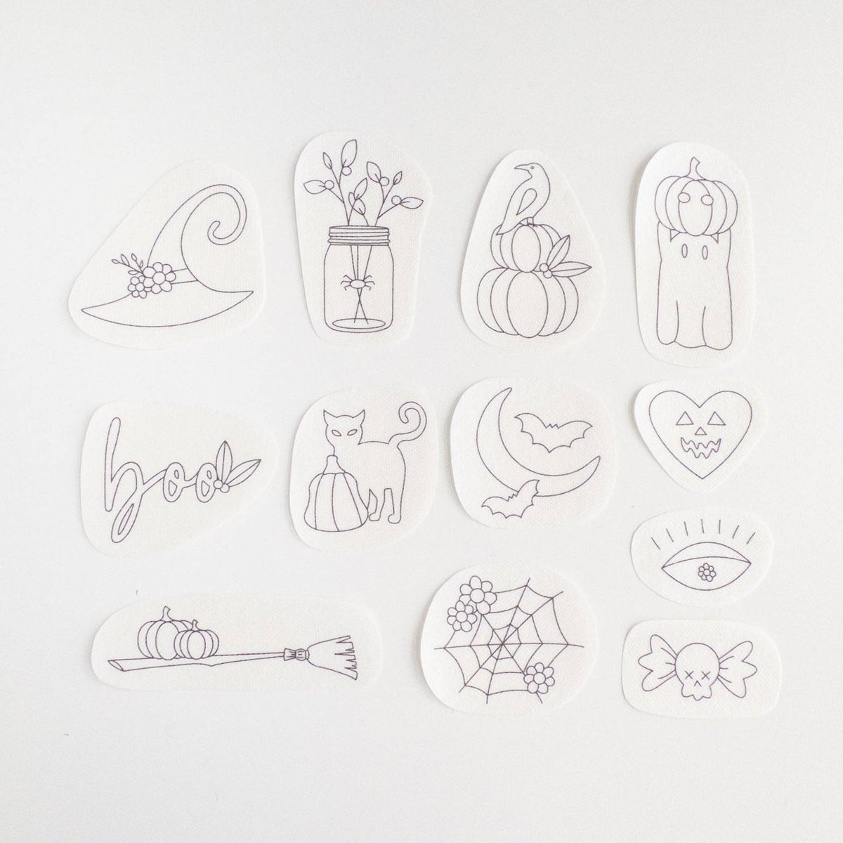 Stick & Stitch Halloween Embroidery Patterns