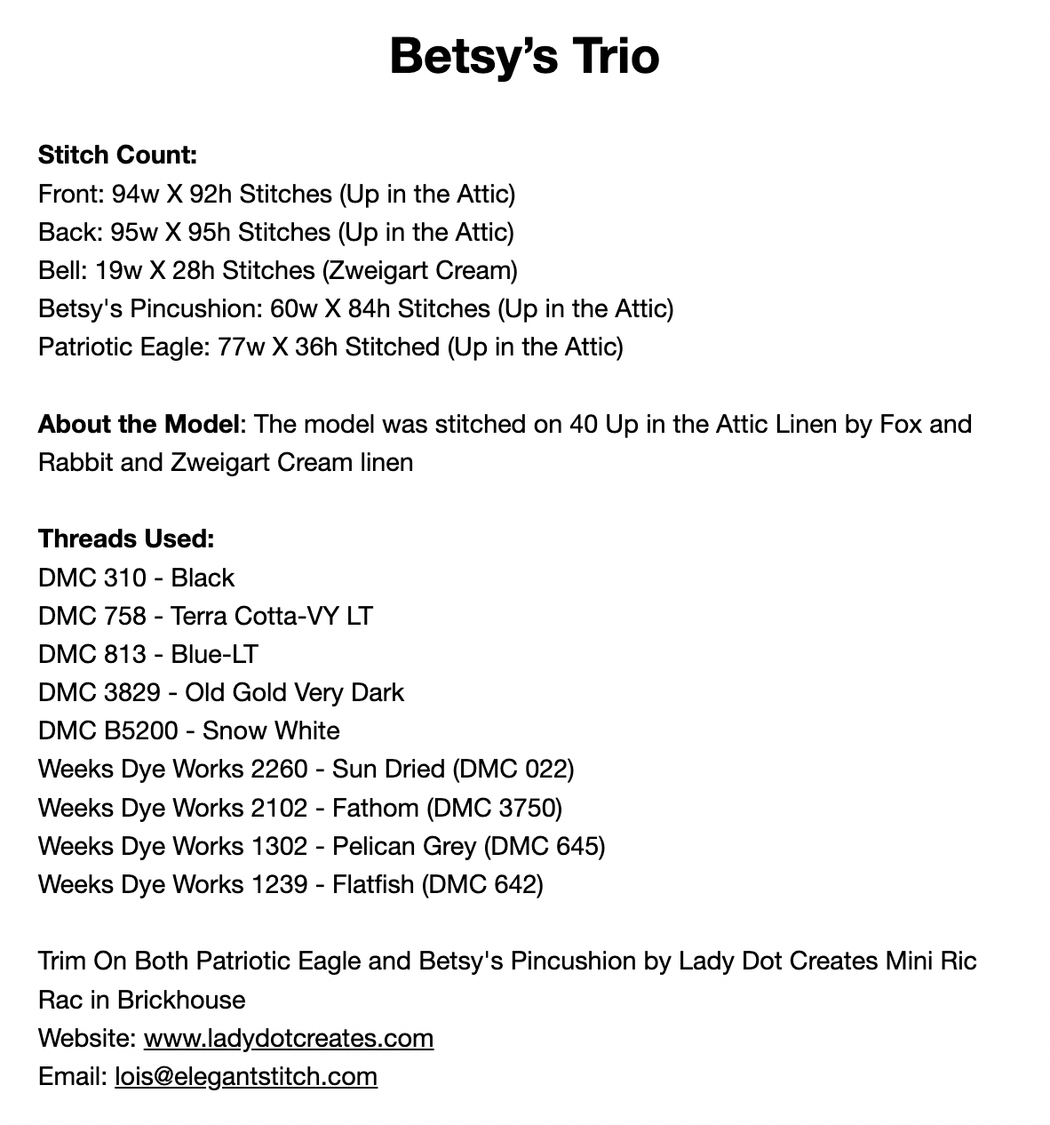 Betsy's Trio