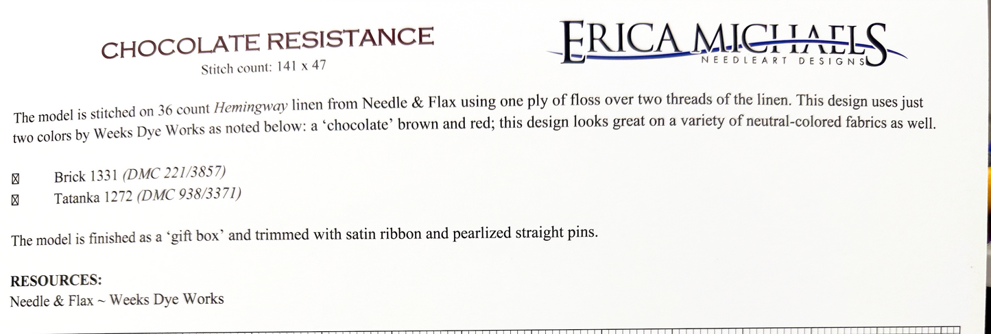 Chocolate Resistance