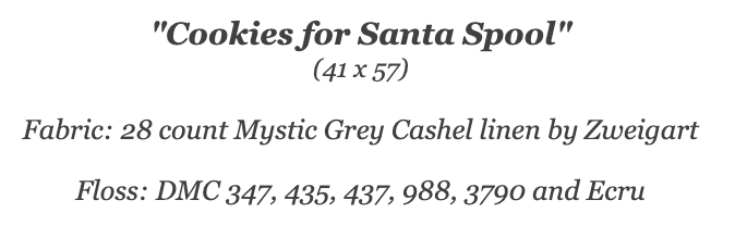 Cookies for Santa Spool