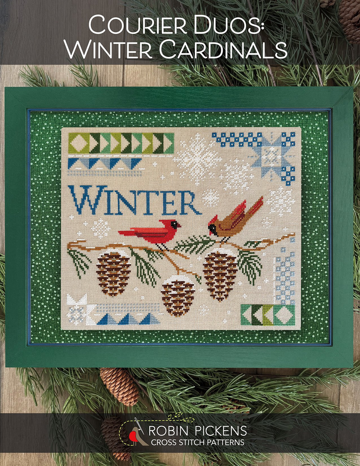 Courier Duos: Winter Cardinals