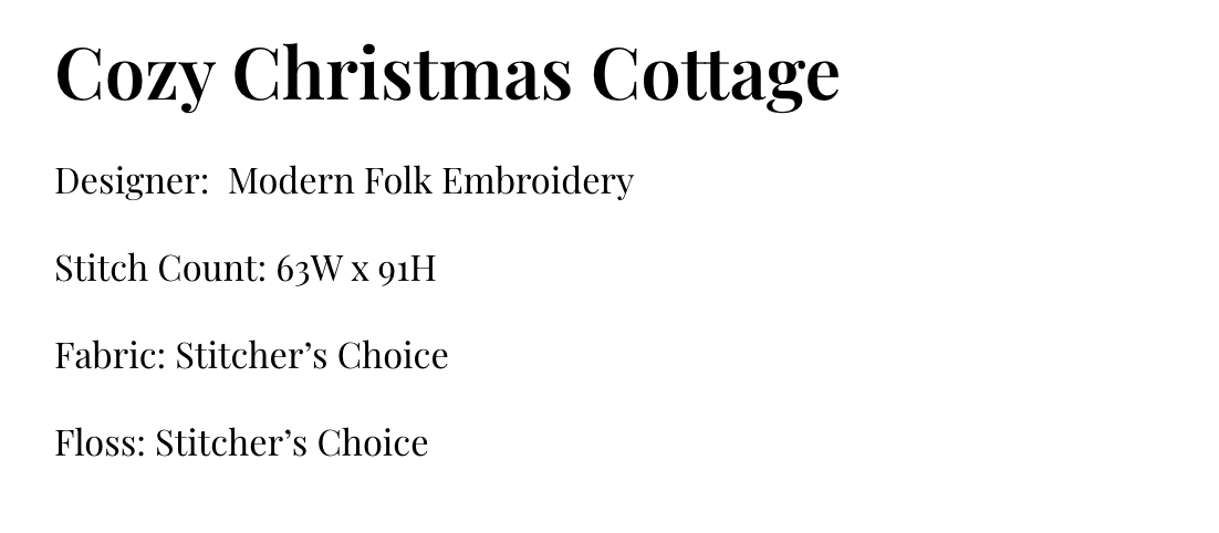 Cozy Christmas Cottage