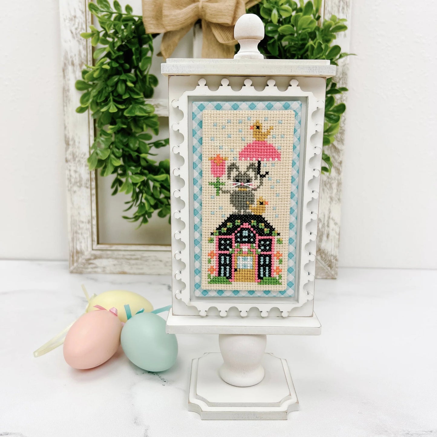 Crown Finial Cross Stitch Frame