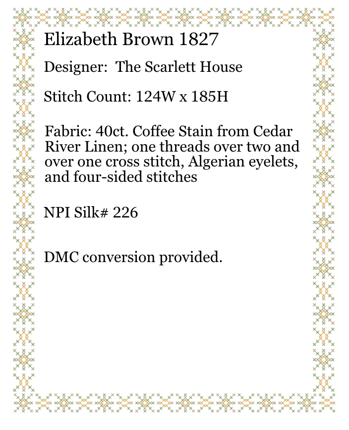 Elizabeth Brown 1827