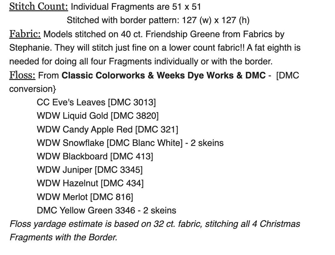 2025 Fragments in Time - Christmas Edition