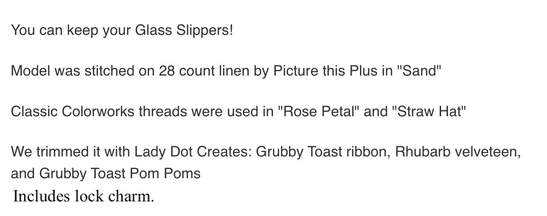 Glass Slippers
