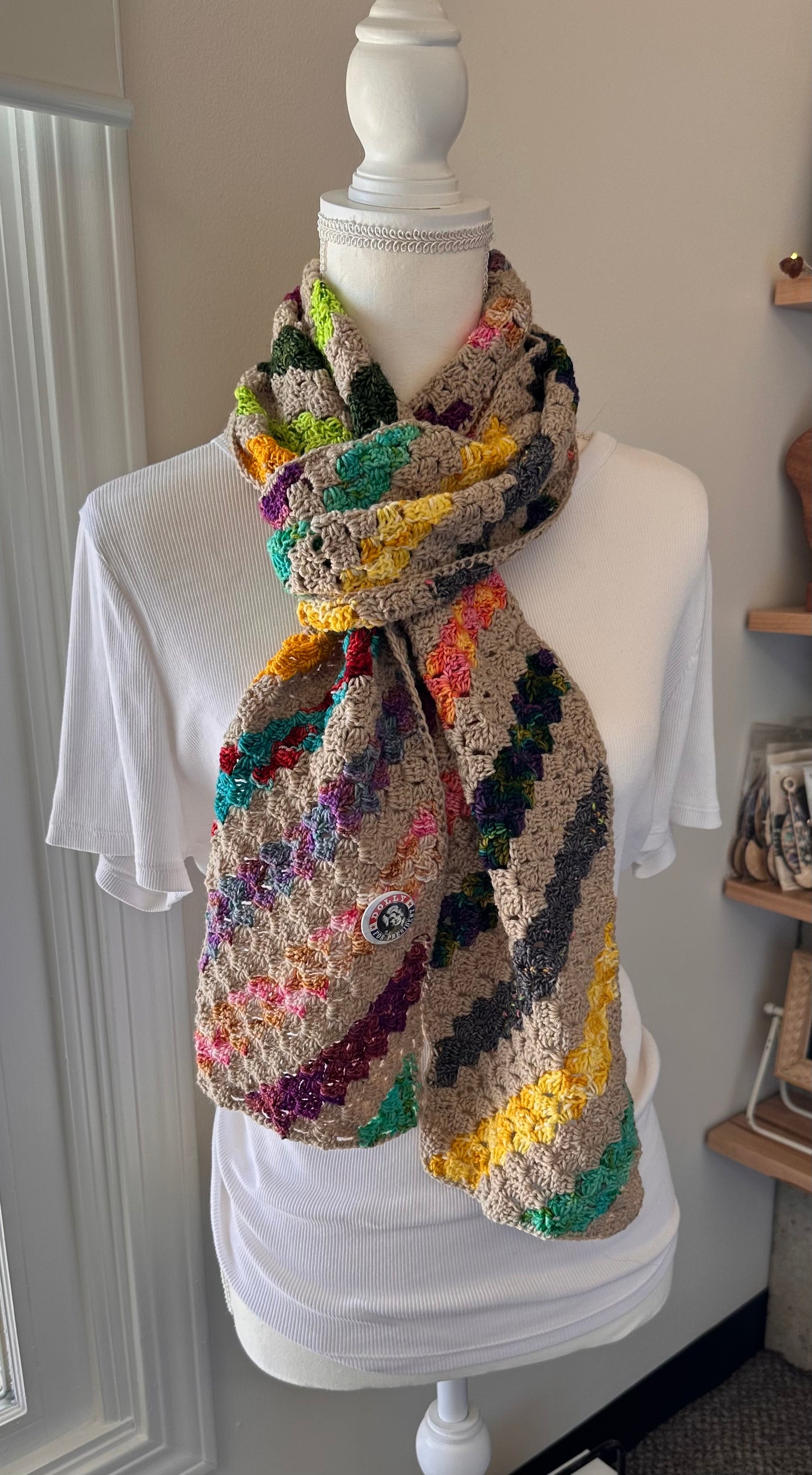 Pop & Go Scarf (charity pattern)