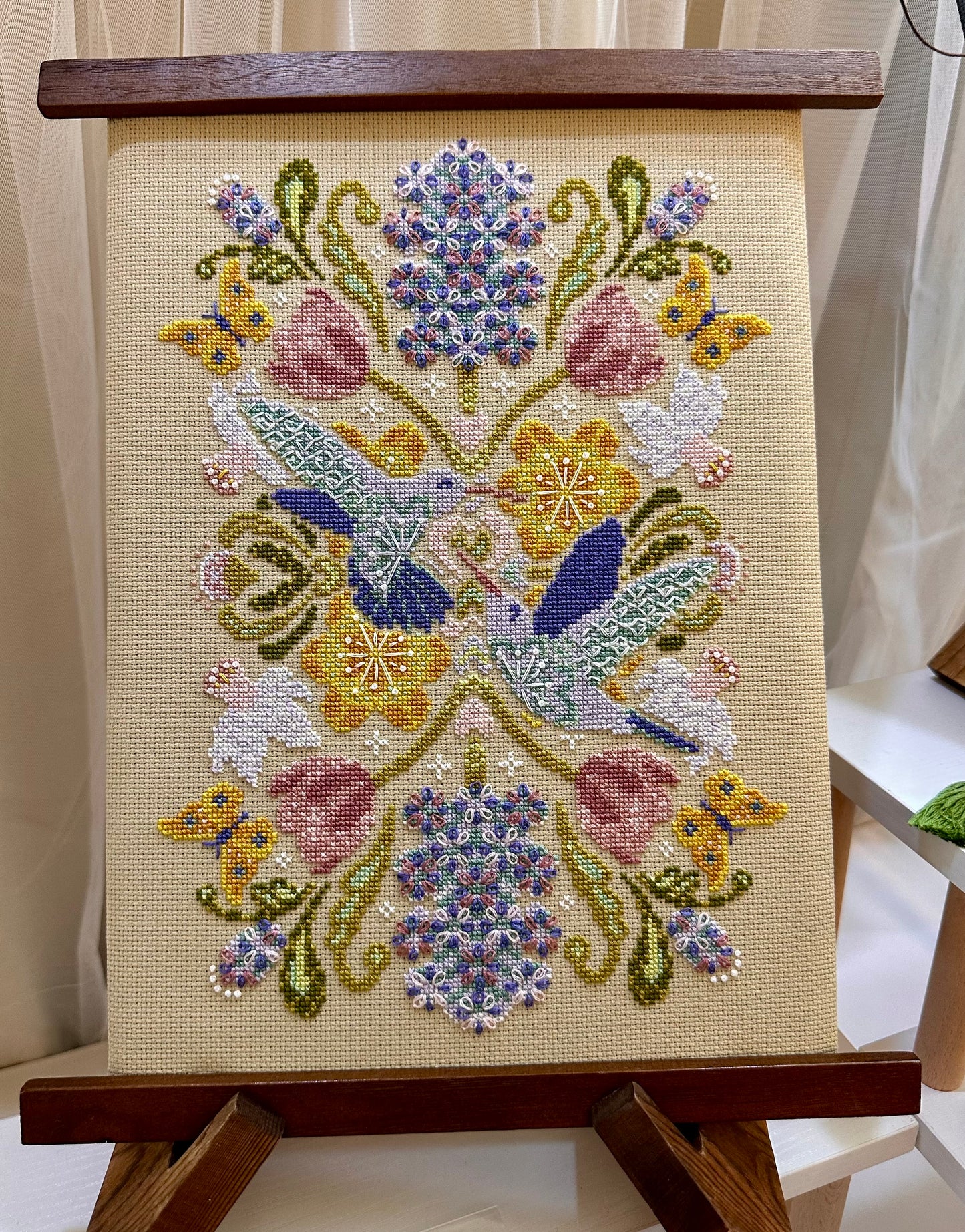 Spring Hummingbird Mandala