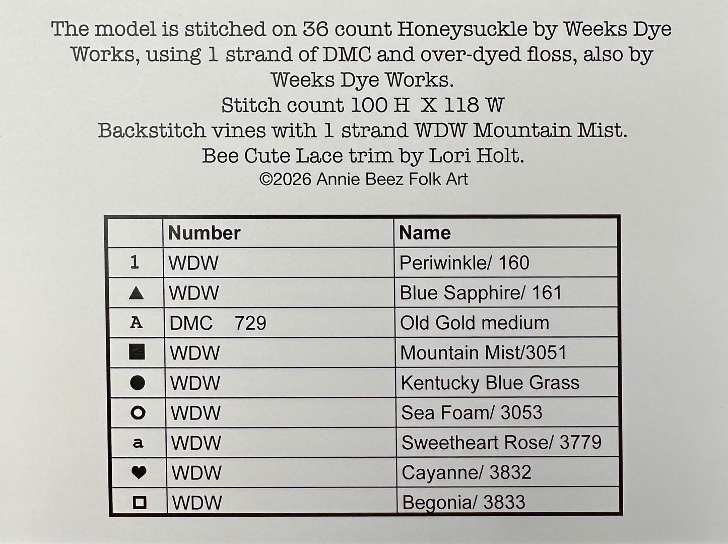 ABC - Always Bring Cross Stitch