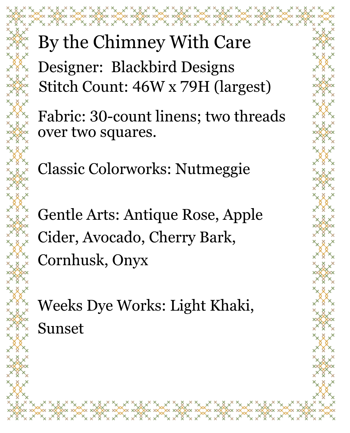 By the Chimney With Care