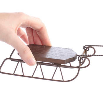 Foxwood Crossing Sled Ornament