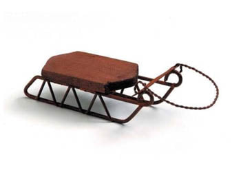 Foxwood Crossing Sled Ornament