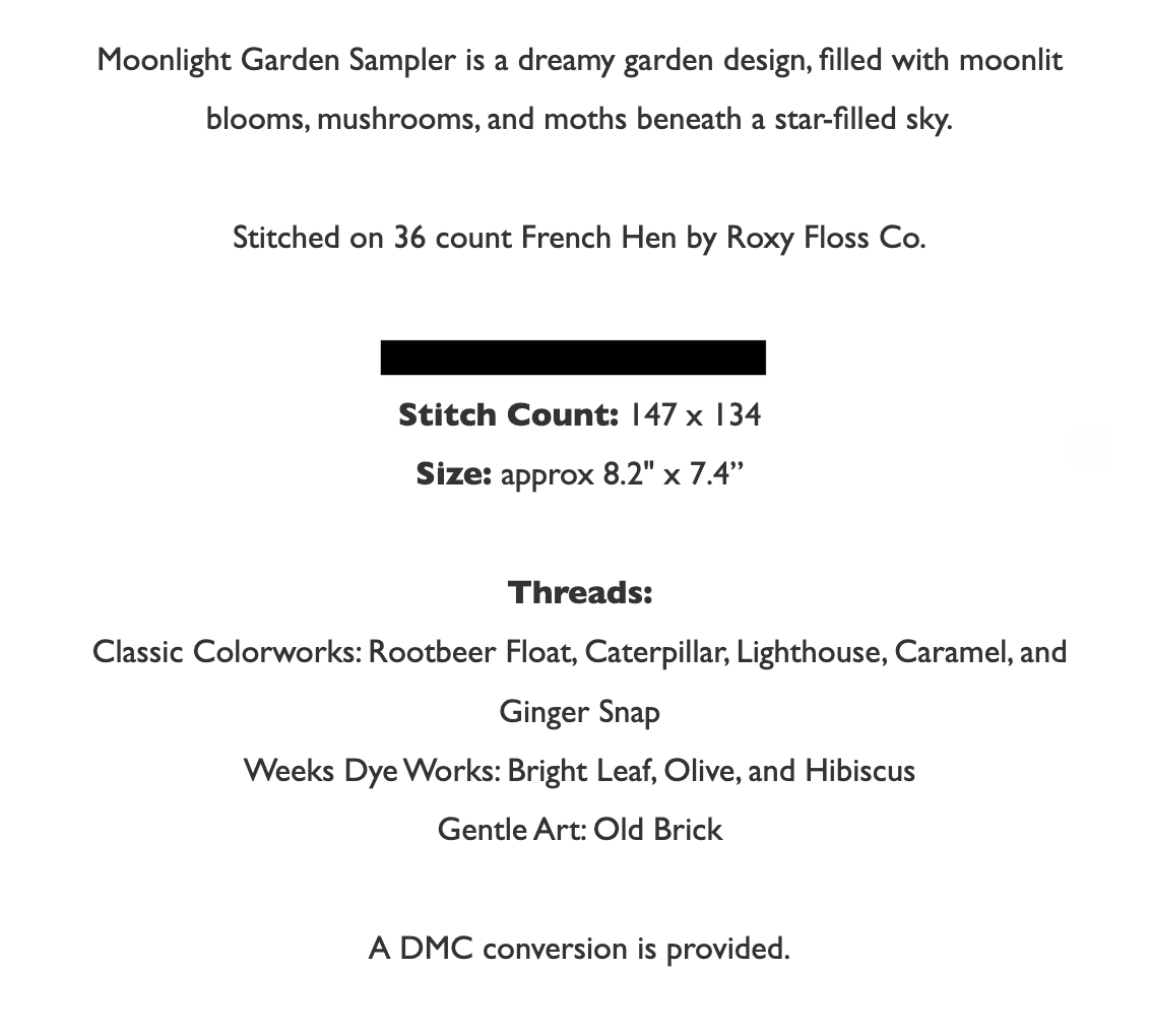 Moonlight Garden Sampler