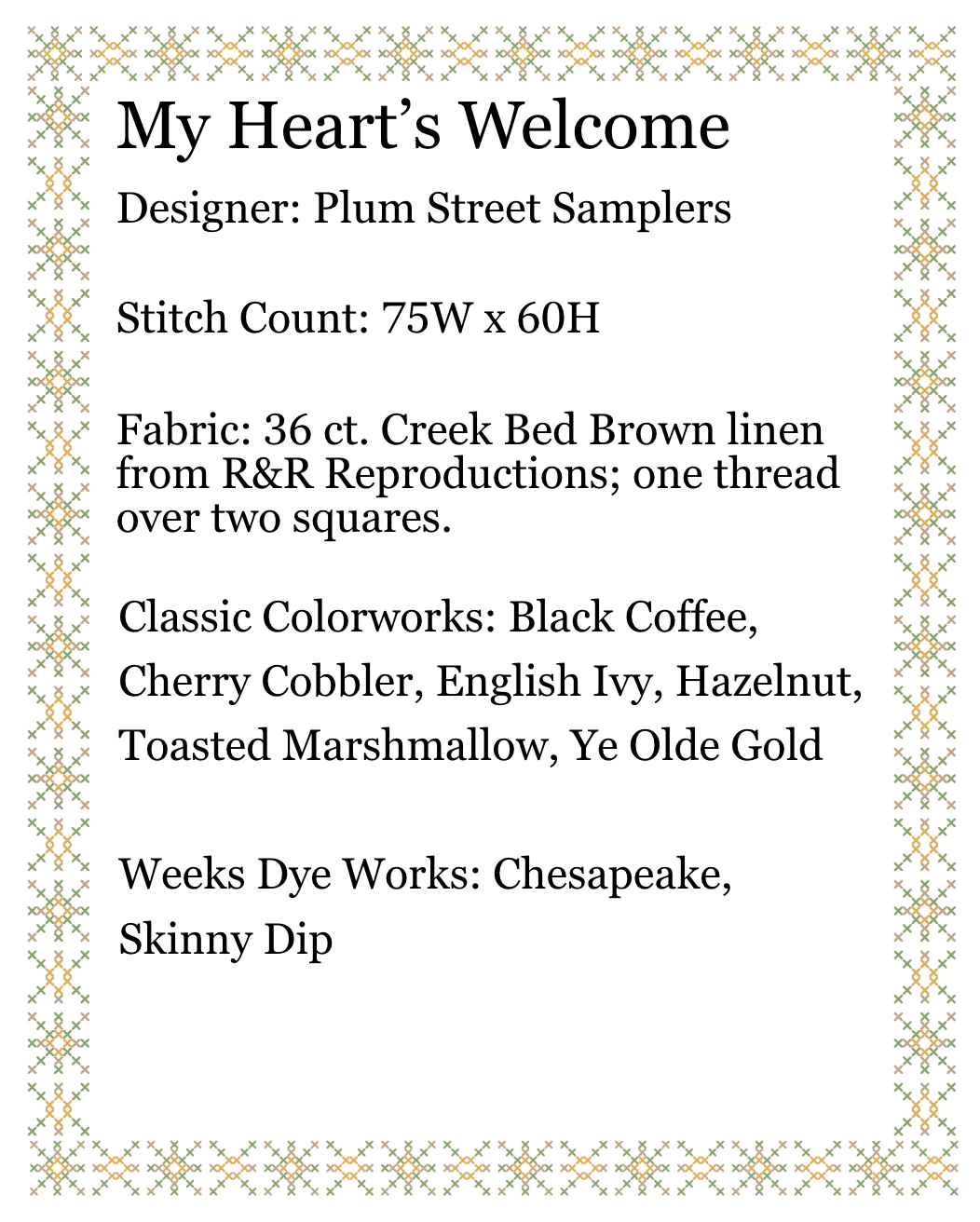 My Heart's Welcome