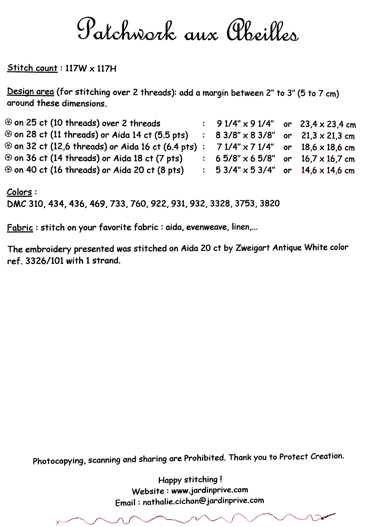 Patchwork aux Abeilles