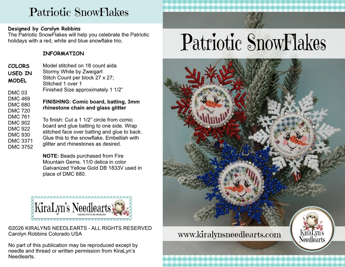 Patriotic Snowflakes
