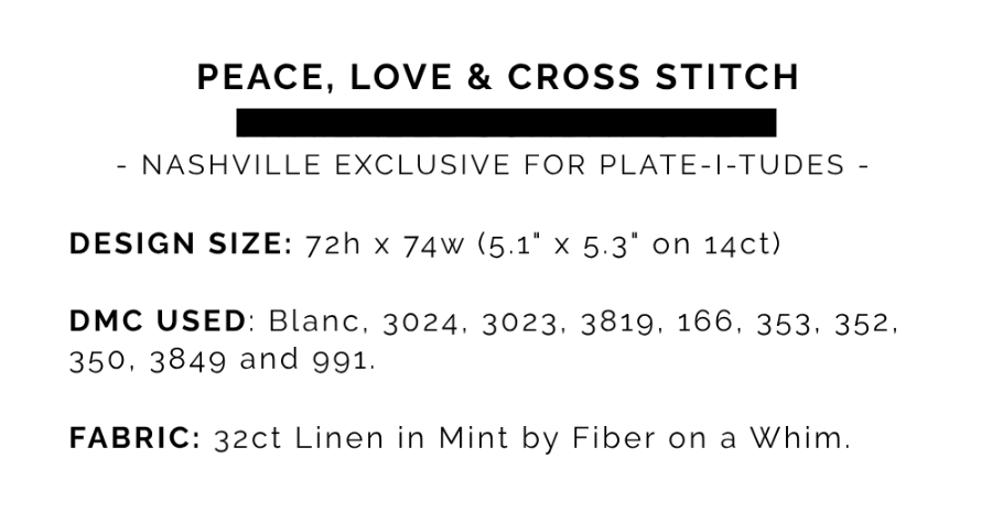 Peace, Love & Cross Stitch