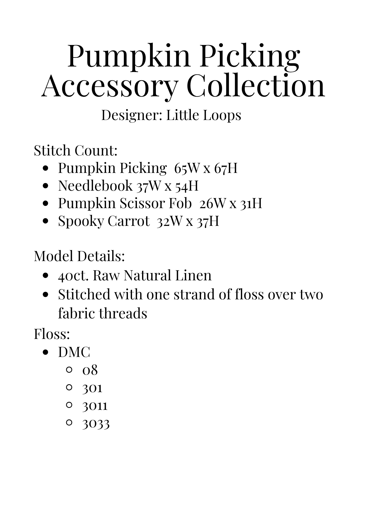 Pumpkin Picking Accessory Collection