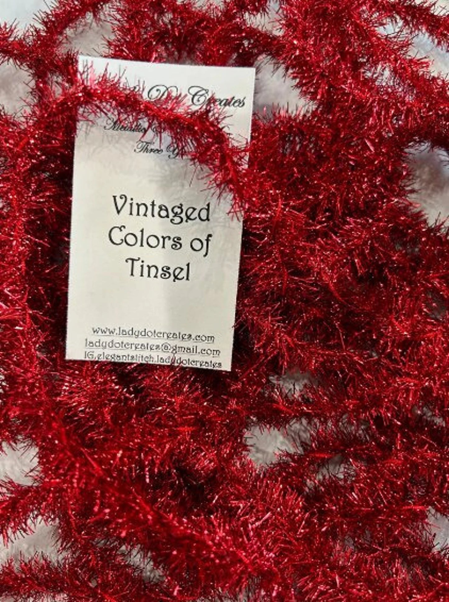 Vintage Tinsel Trim 3yds