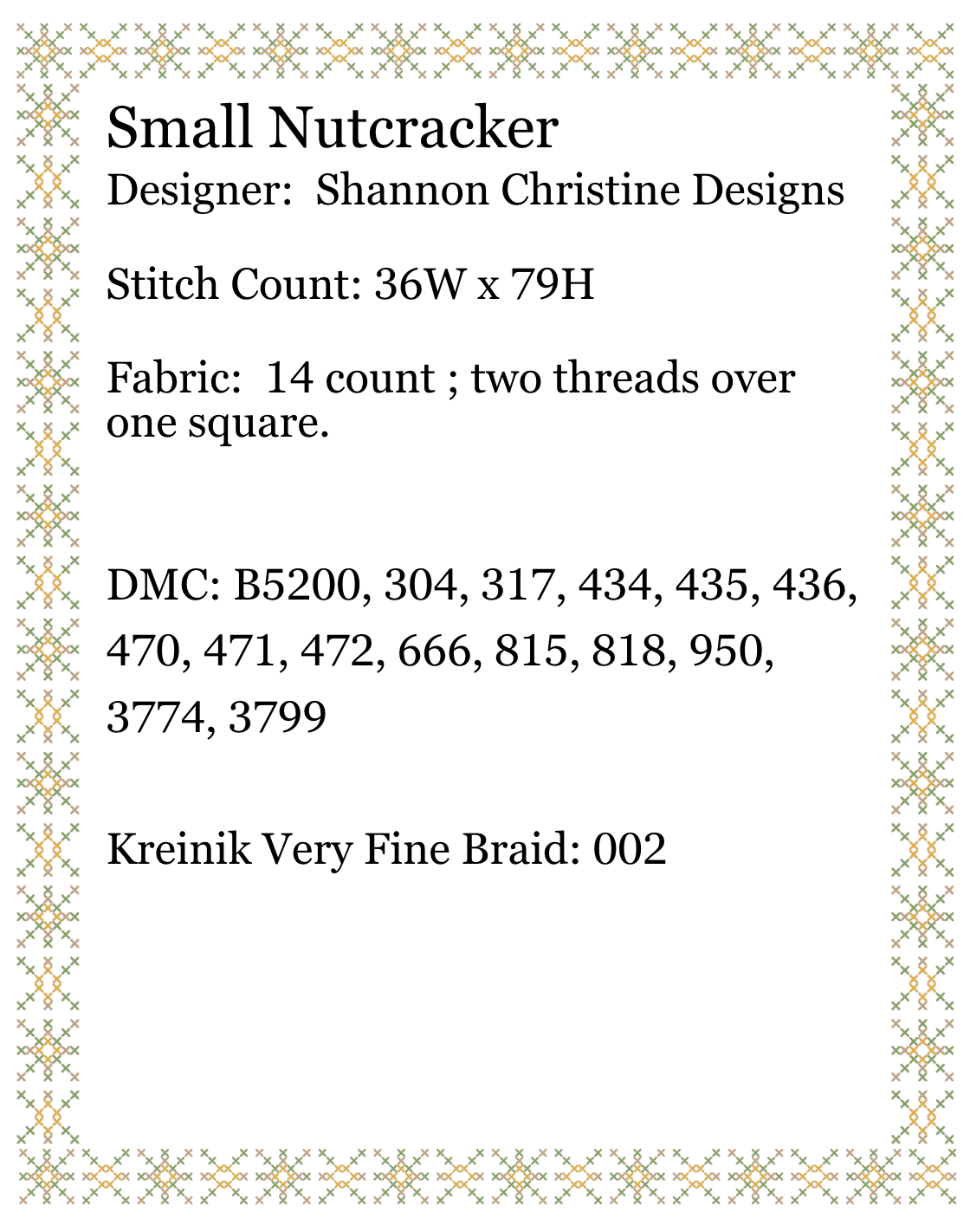 Small Nutcracker (red)