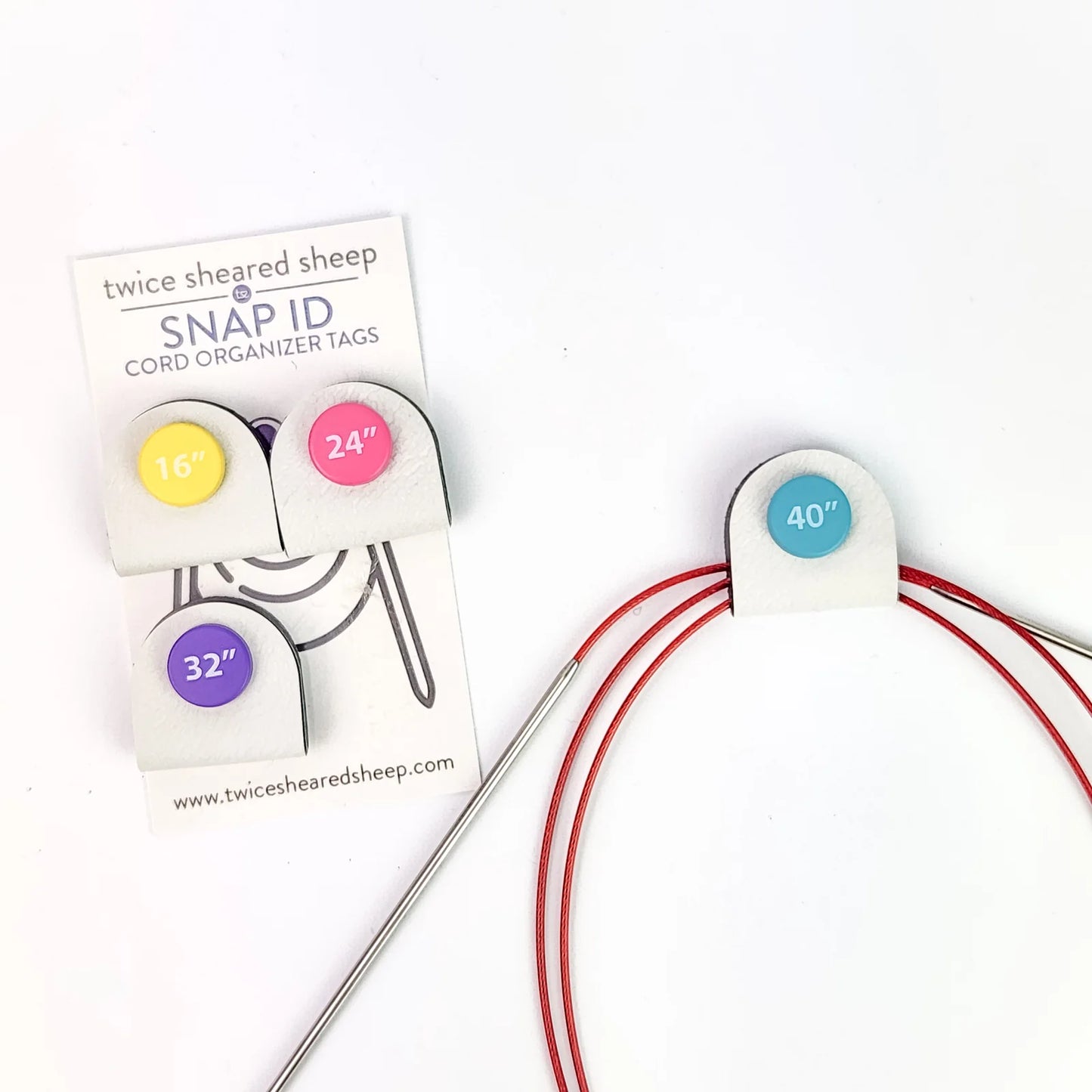 Snap ID Tags (Number Style)