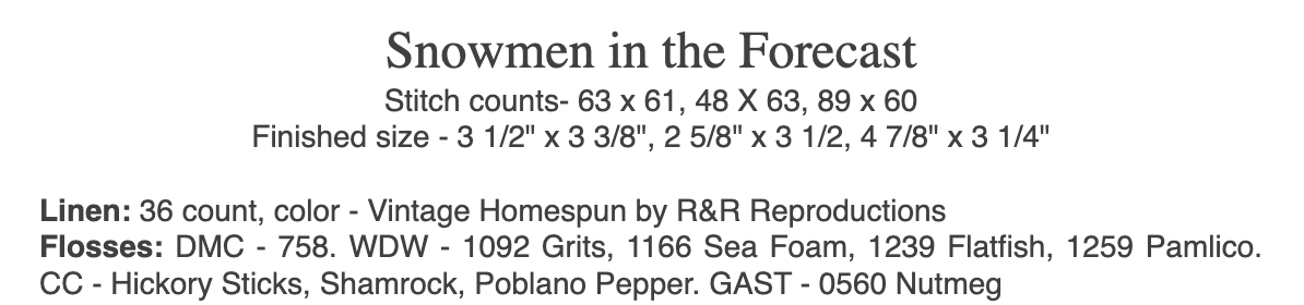 Snowmen in the Forest