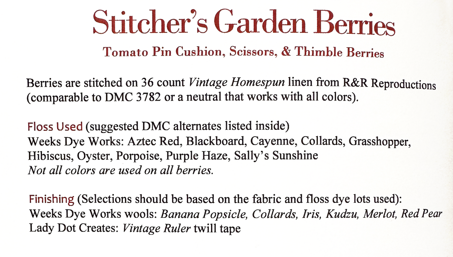 Stitcher's Garden Berries