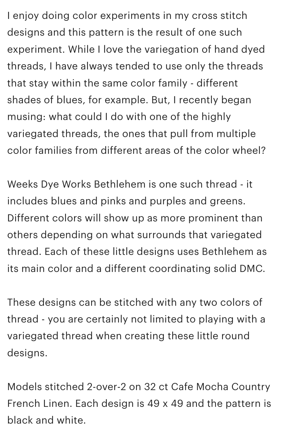 Stitching in the Round