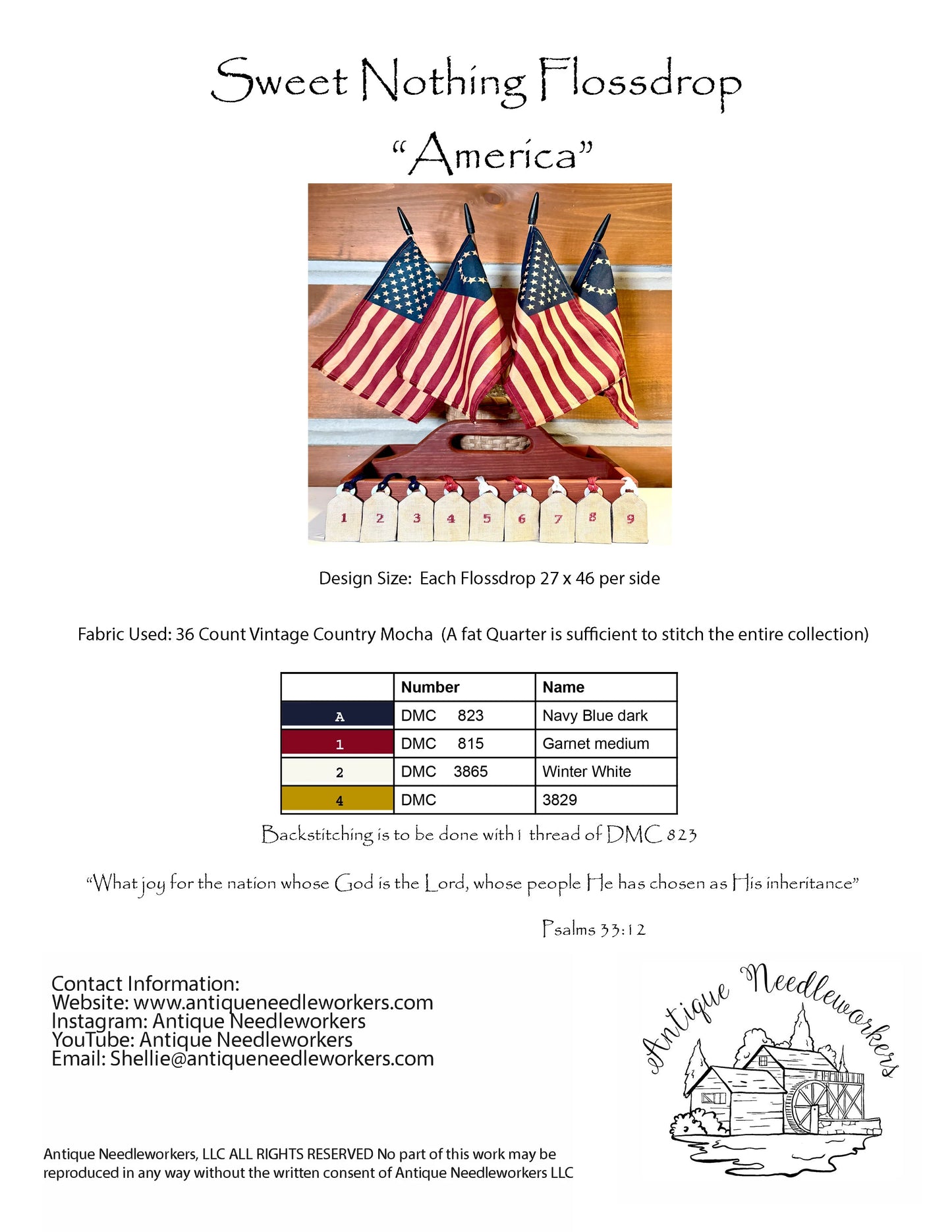 Sweet Nothings Floss Drops: America
