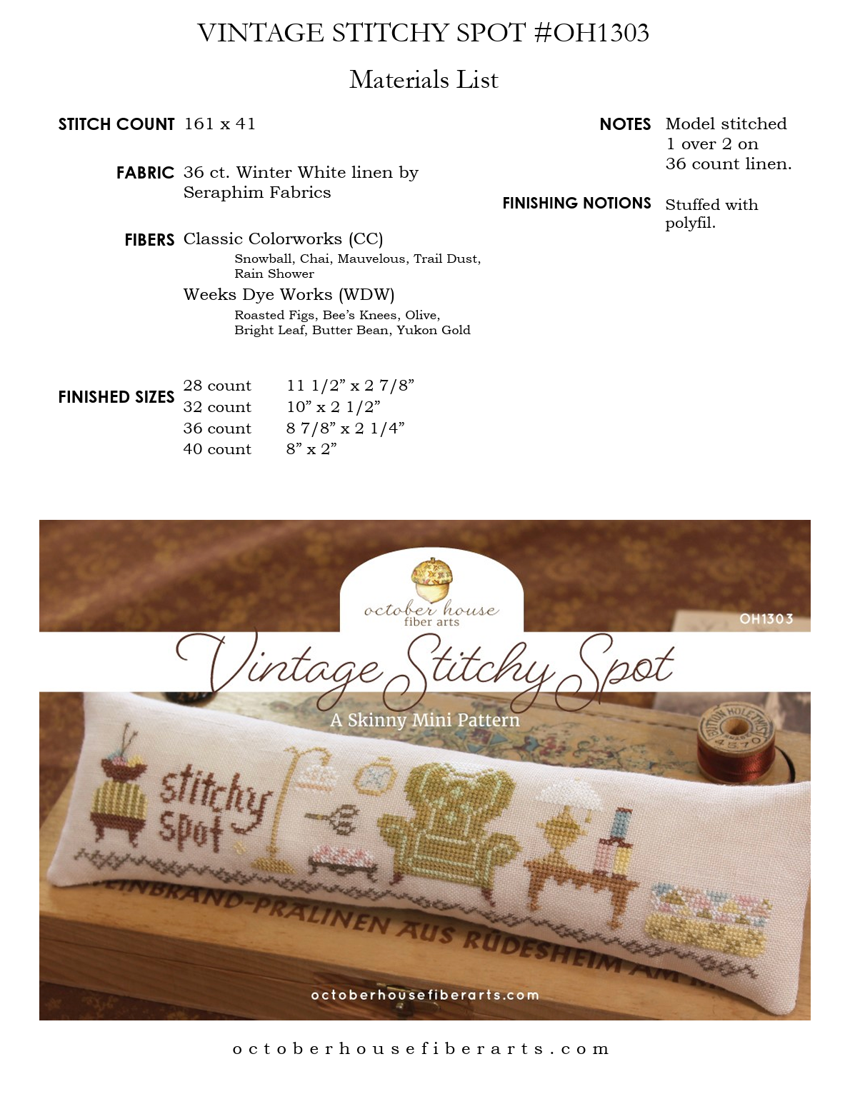 Vintage Stitchy Spot