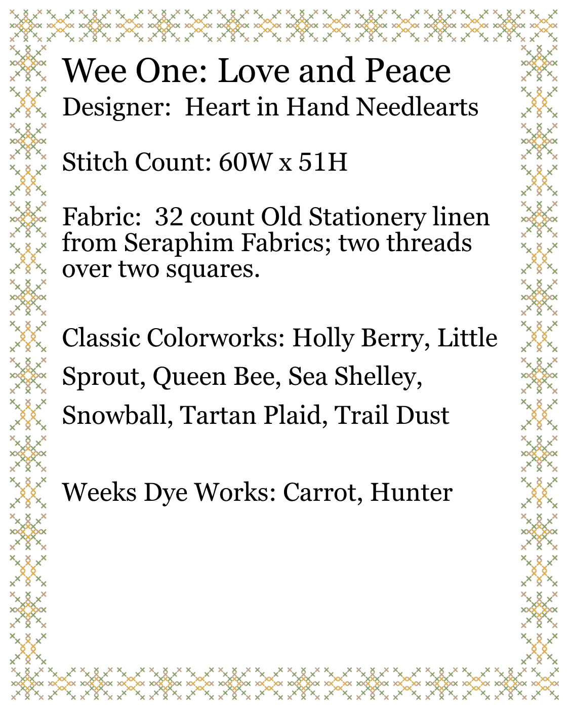 Wee Ones: Love and Peace