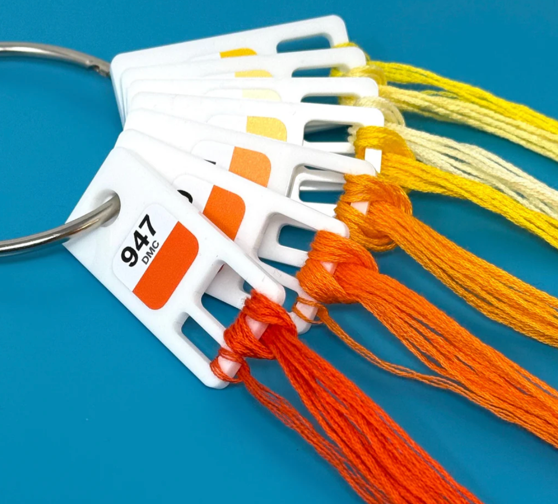 White Acrylic Floss Drops (set of 20)
