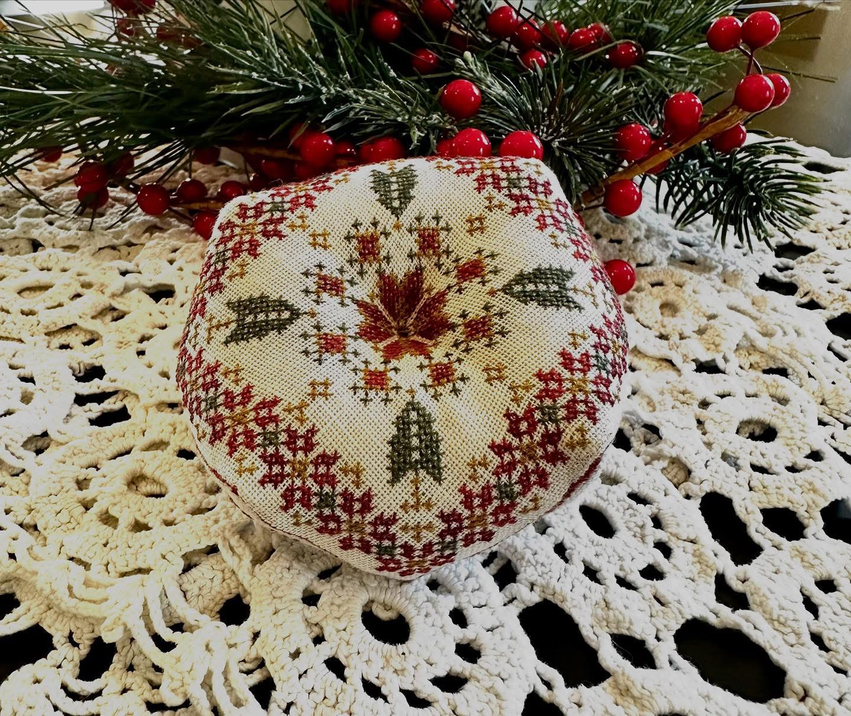 Winter Biscornu