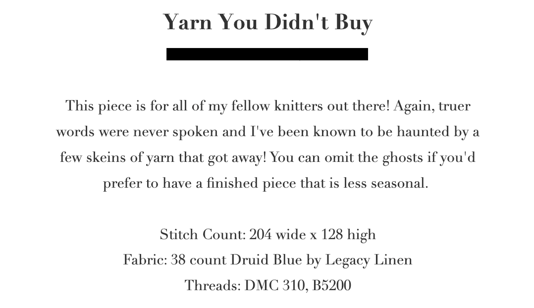 Yarn You Didn't Buy
