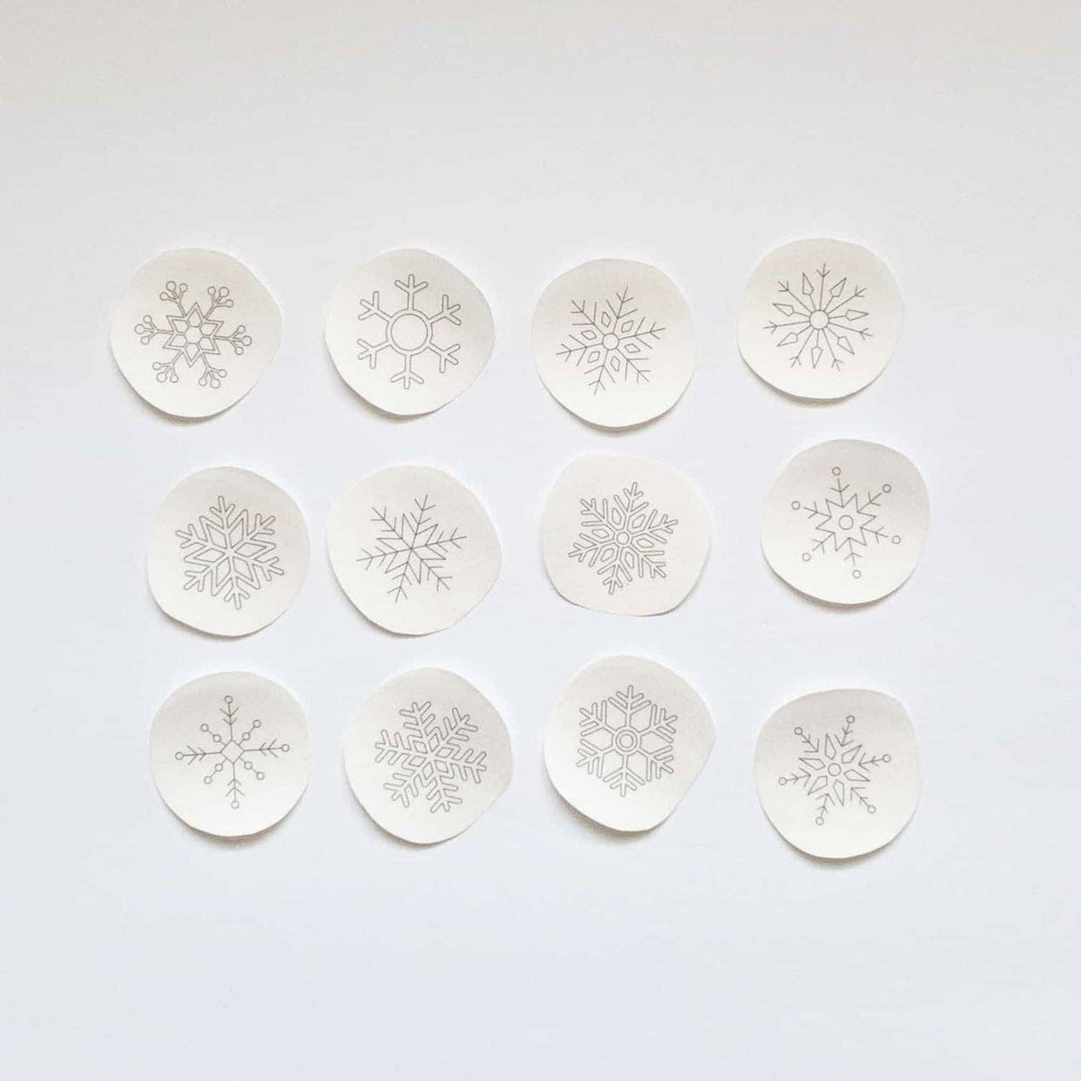 Stick and Stitch Snowflake Embroidery Patterns