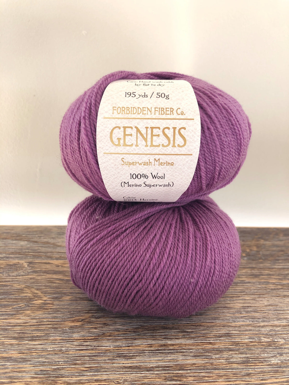 Forbidden Fiber Co. Genesis yarn — Heroine