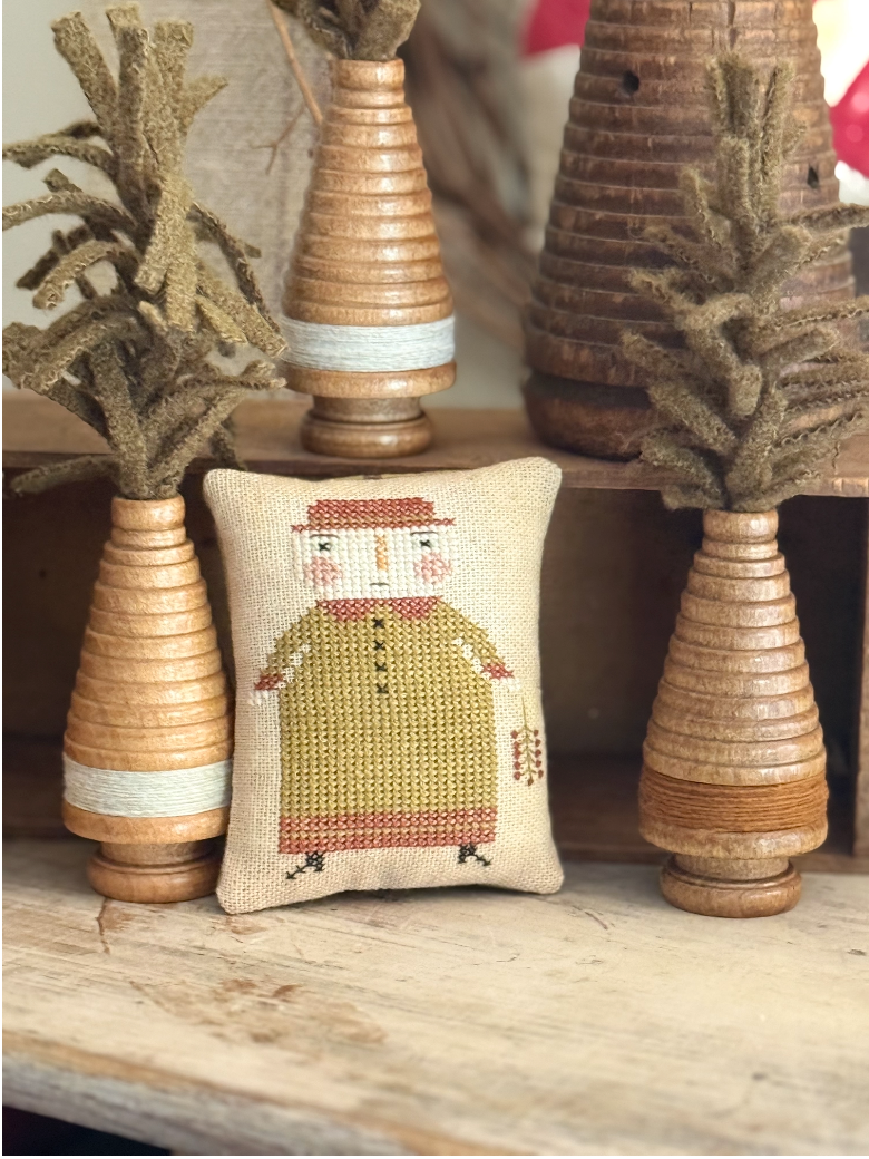 Mrs. Frost cross stitch design by Notforgotten Farm