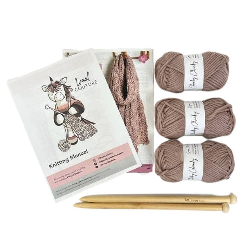 Absolute Beginners Scarf Knitting Kit