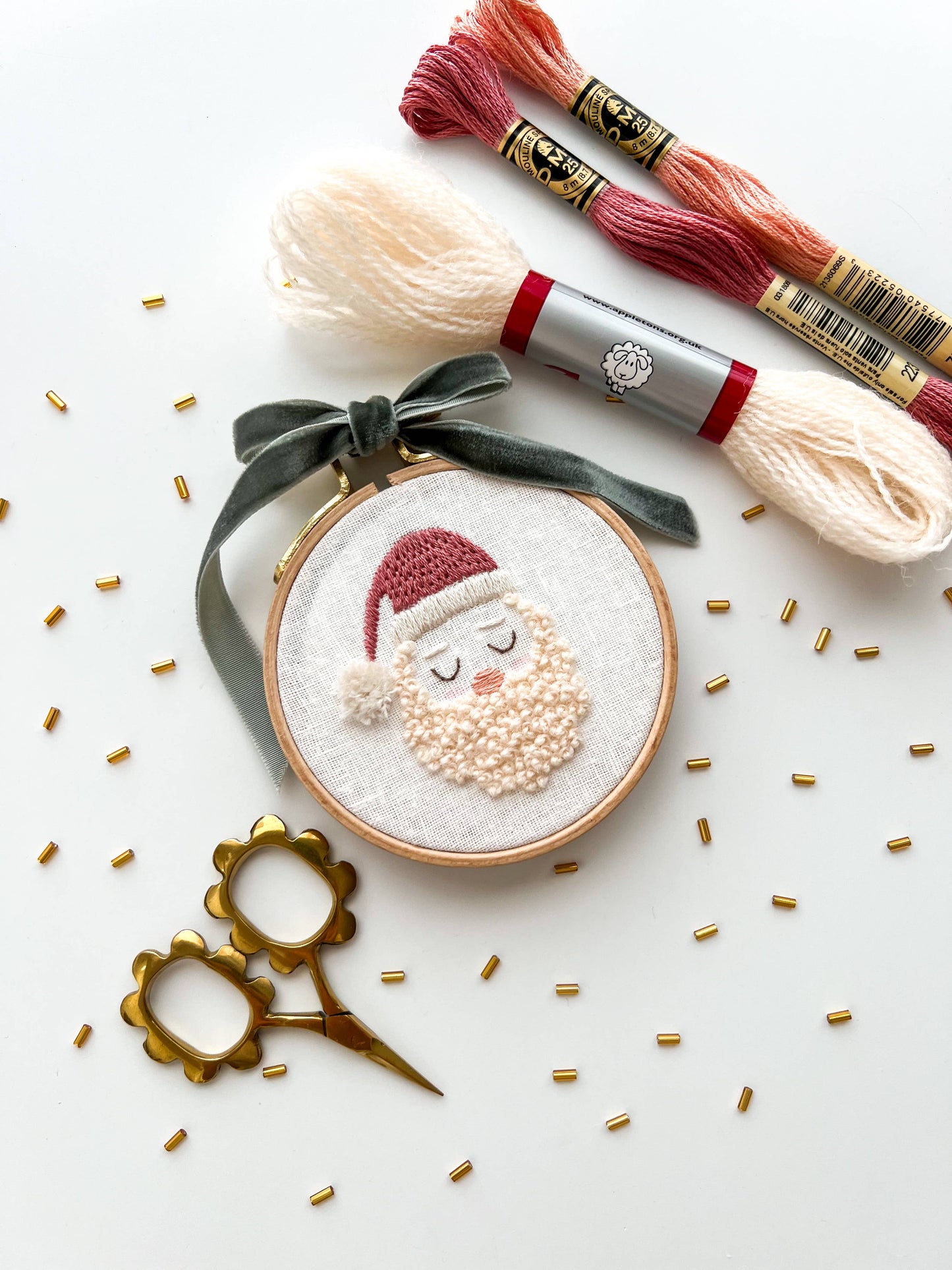 Santa Baby Embroidery Kit