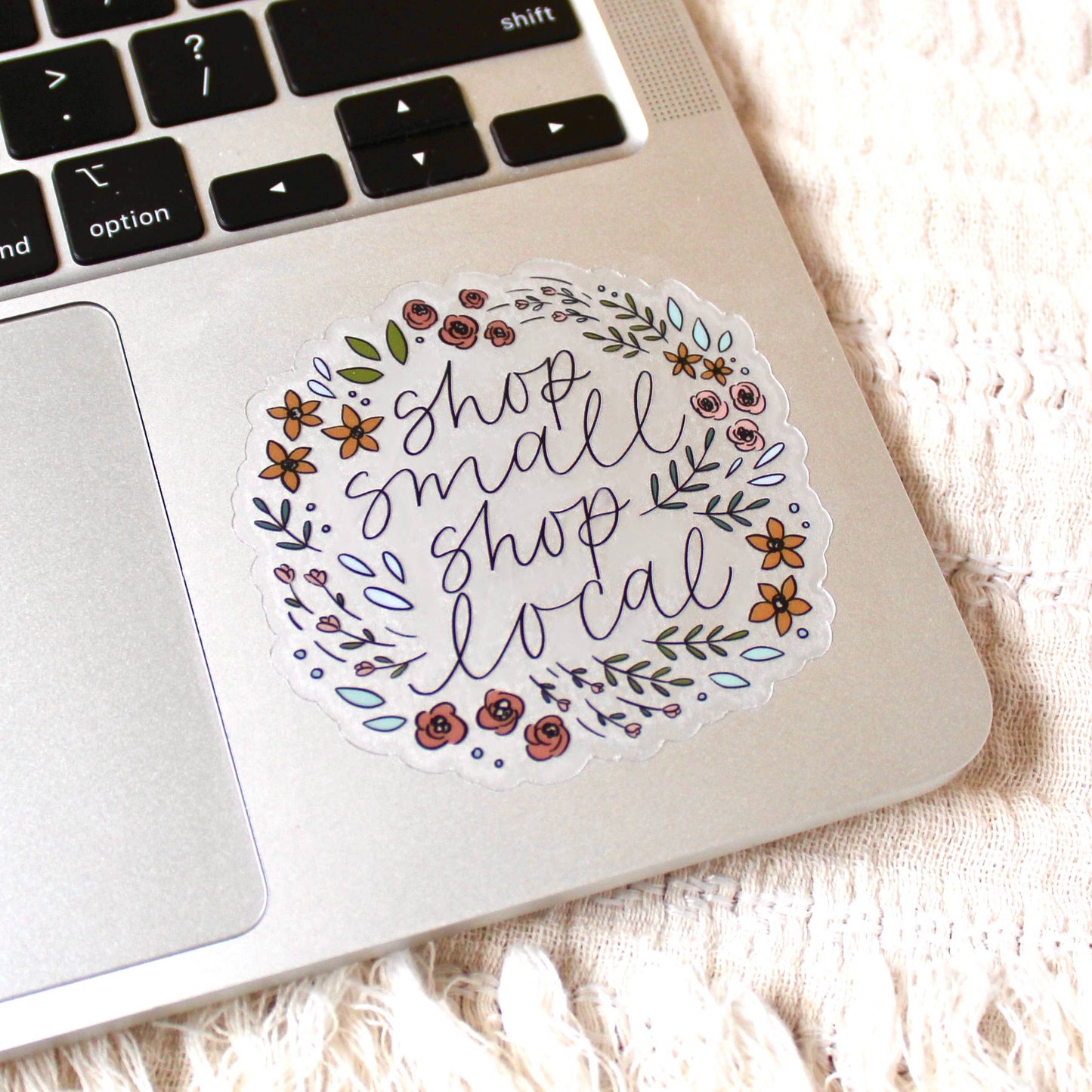 Shop Small Shop Local Sticker, 3x3 in.
