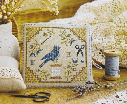 L' Oiseau Bleu cross stitch pattern by De Mere En Fille