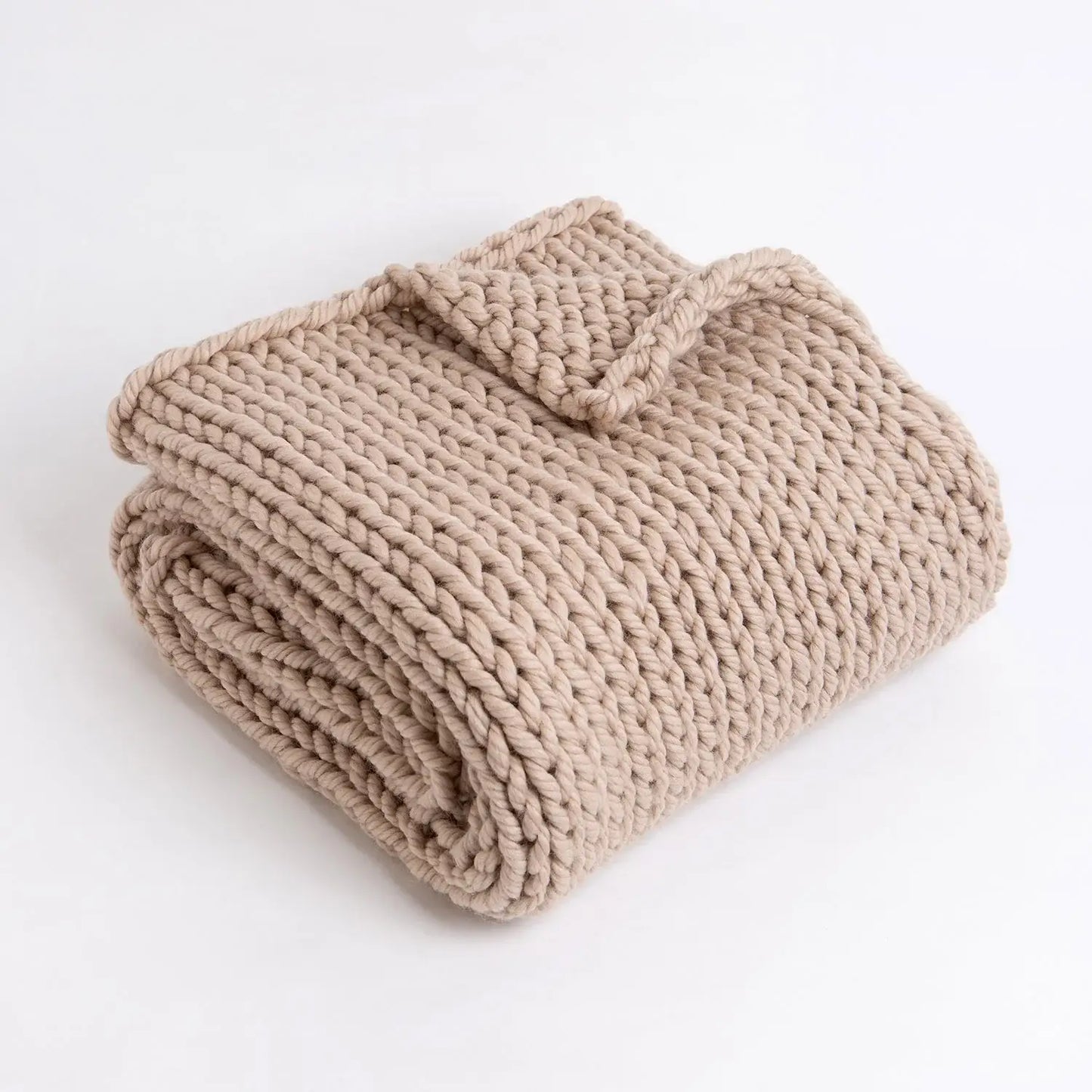 Cuddle Up Blanket Knitting Kit - 2 in 1 Beginner Pattern