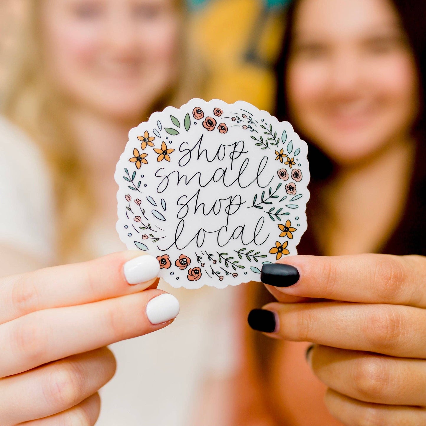 Shop Small Shop Local Sticker, 3x3 in.