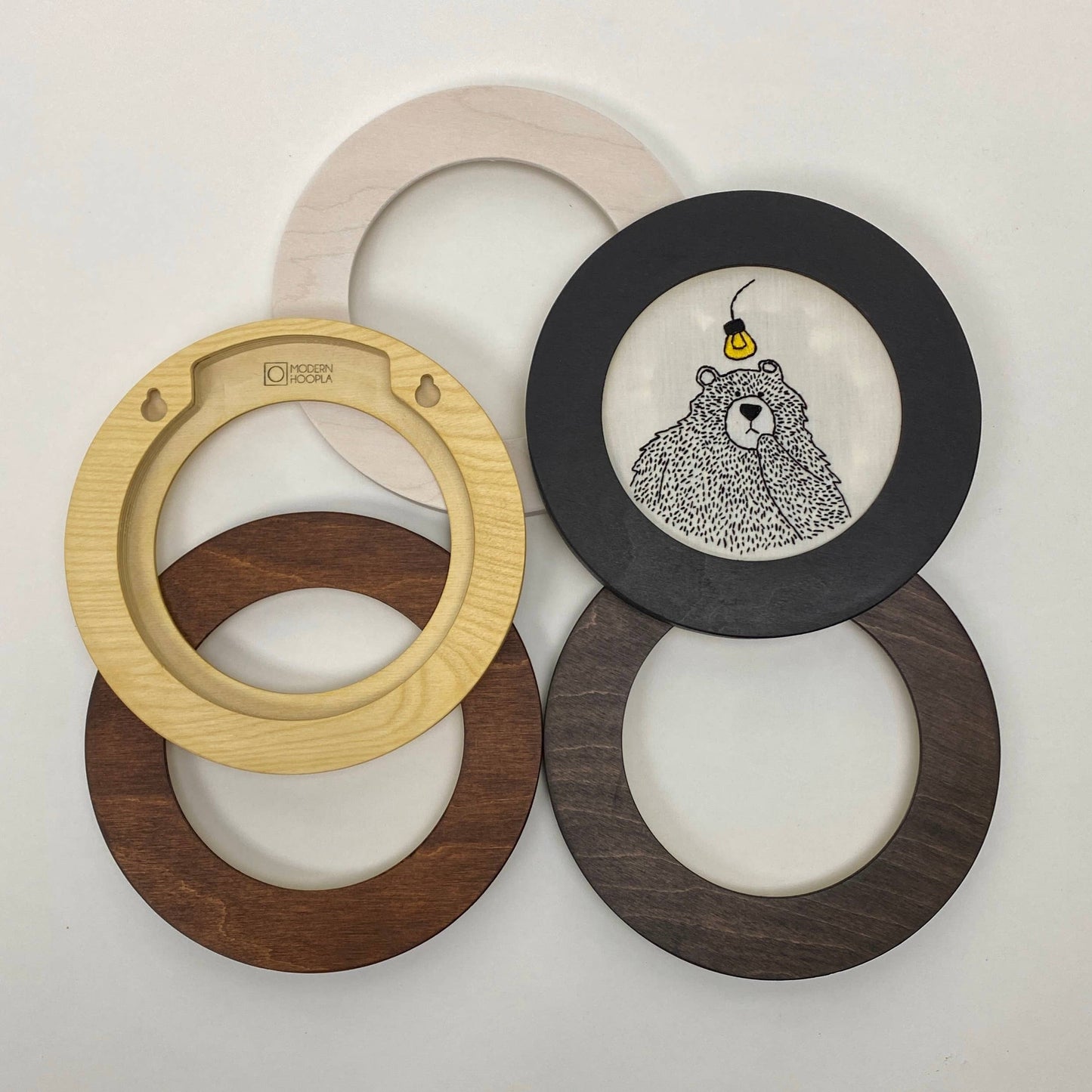 Modern Embroidery Hoop Frame for 6" Hoops